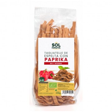 Tagliatelle de Espelta con Paprika Bio 250g Solnatural