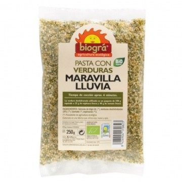 Pasta Maravilla Lluvia con Verduras Bio Vegan 250g Biogra