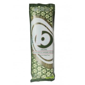 Noodles de Arroz Integral con Algas Wakame SinGluten Bio Vegan 250g King Soba