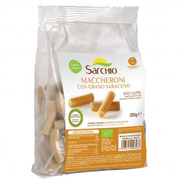 Macarrones Trigo Sarraceno Eco SinGluten 250g Sarchio