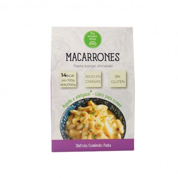 Macarrones Shirataki SinGluten Vegan 200g The Konjac Shop