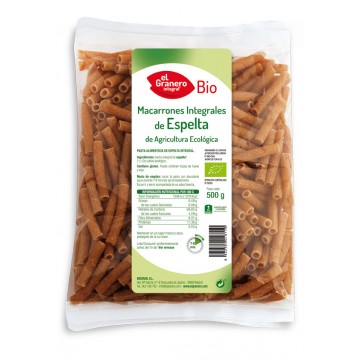 Macarrones Integrales de Espelta Bio 500g El Granero Integral