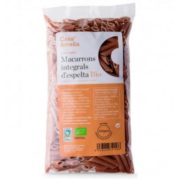 Macarrones Integrales de Espelta Bio 250g Casa Amella