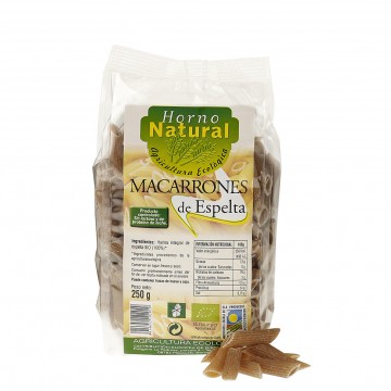 Macarrones Espelta Eco 250g Horno Natural