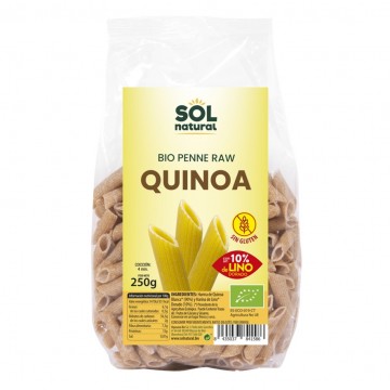 Macarrones de Quinoa y Lino SinGluten Bio 250g Solnatural