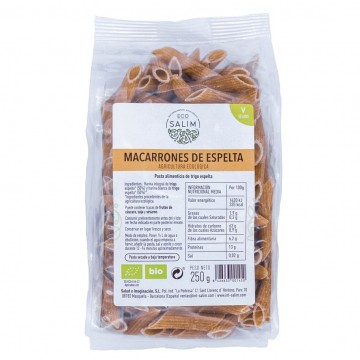 Macarrones de Espelta Eco Vegan 250g EcoSalim