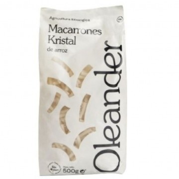 Macarrones de Arroz Pasta Cristal SinGluten Bio 500g Oleander