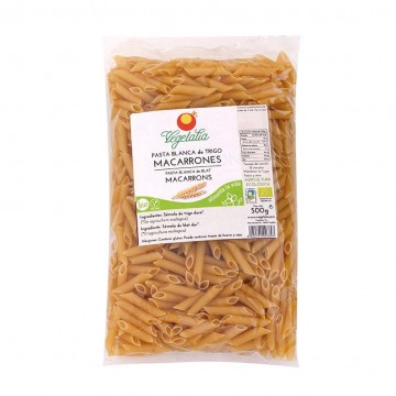 Macarrones Bio Vegan 500g Vegetalia