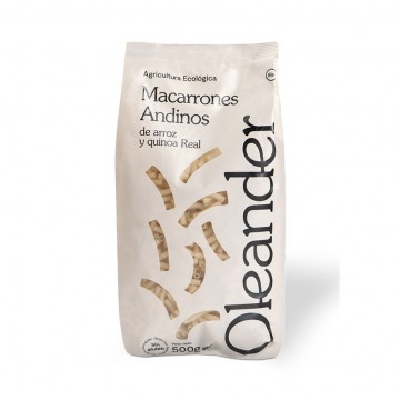 Macarrones Andinos de Arroz y Quinoa SinGluten Bio 500g Oleander