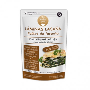 Laminas de Lasaña SinGluten 200g The Konjac Shop