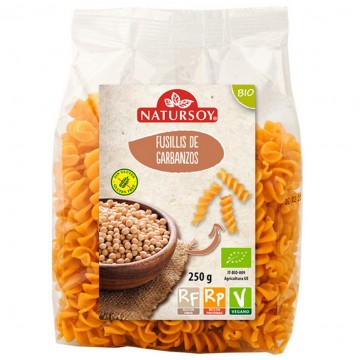 Fusilli Garbanzos SinGluten Bio Vegan 250g Natursoy