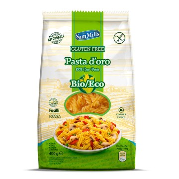 Fusilli de Maiz SinGluten Bio 400g Sammills