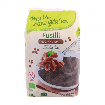 Fusilli 100% Trigo Sarraceno SinGluten Eco 500g Ma Vie Sans Gluten