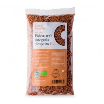 Fideos Nº0 Integrales de Espelta Bio 250g Casa Amella