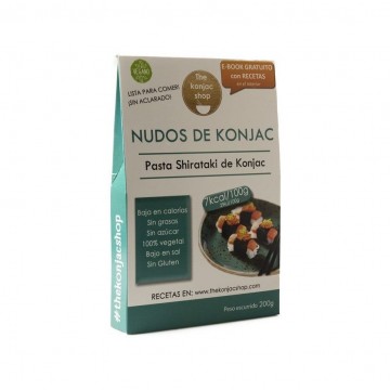 Fideos en Nudos Konjac SinGluten 200g The Konjac Shop