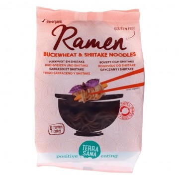 Fideos de Trigo Sarraceno y Shitake para Ramen 280g Terrasana