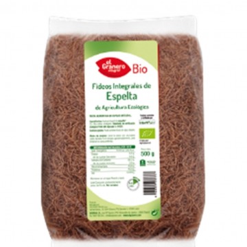 Fideos de Espelta Integral Bio 500g El Granero Integral