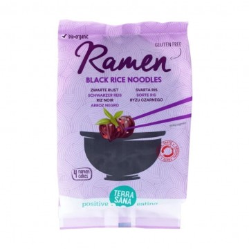 Fideos de Arroz Negro para Ramen 280g Terrasana