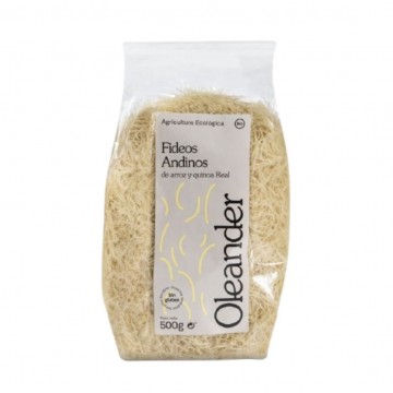 Fideos Cabello Angel Andino Arroz y Quinoa Real SinGluten Bio 500g Oleander