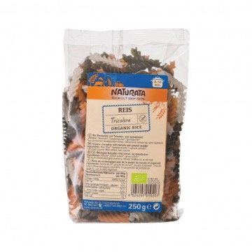 Espirales Tricolor Arroz SinGluten Eco 250g Naturata