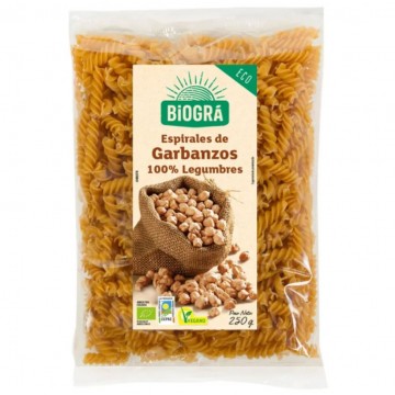 Espirales de Garbanzos Bio Vegan 250g Biogra