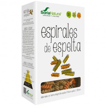 Espirales de Espelta Integral Bio Vegan 250g Soria Natural