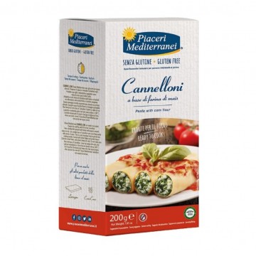 Canelones de Maiz Rulos SinGluten 200g Piaceri Mediterranei