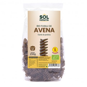 Bio Fusilli de Avena Bio Vegan 250g Solnatural