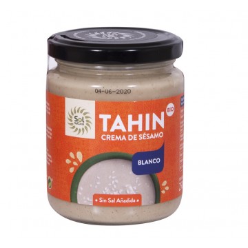 Tahin Crema de Sesamo Blanco Bio 250g Solnatural