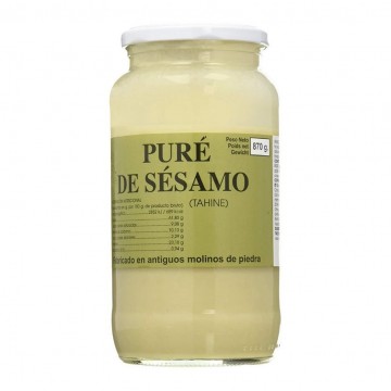 Tahin Blanco Pure de Sesamo Sin Sal 870g Sain