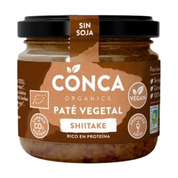 Pate Vegetal de Shitake con Agar Agar SinGluten Eco Vegan 110g Herbes De La Conca