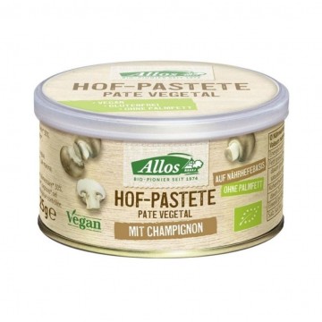 Pate Vegatal con Champiñones SinGluten Bio Vegan 125g Allos