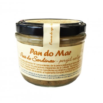 Pate Sardina y Perejil SinGluten Eco 148ml Pan Do Mar