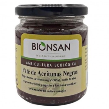 Pate Olivas Negras 220g Bionsan