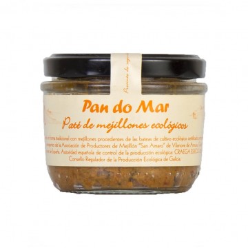 Pate Mejillon Vidrio Eco 148g Pan Do Mar