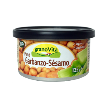 Pate Garbanzo y Sesamo Bio 125g Granovita