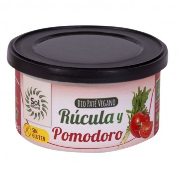 Pate de Rucula y Pomodoro SinGluten Bio Vegan 125g Solnatural