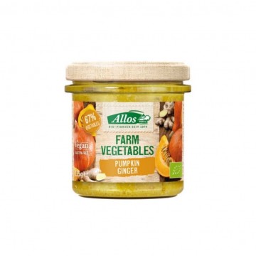 Pate de Calabaza y Jengibre SinGluten Bio Vegan 135g Allos