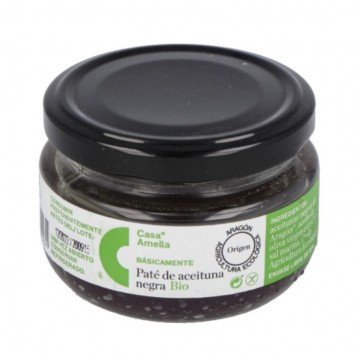 Pate de Aceituna Negra SinGluten Eco 100g Casa Amella