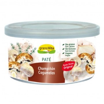 Pate Champiñon Lata SinGluten Vegan 125g Granovita