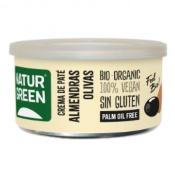 Pate Almendras Olivas SinGluten Vegan 125g Natur-Green