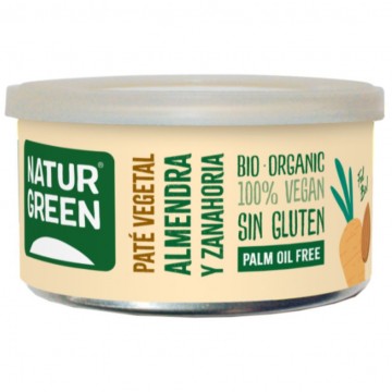 Pate Almendra y Zanahoria Bio 125g Natur-Green