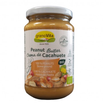 Crema de Cacahuetes SinGluten Bio Vegan 350g Granovita