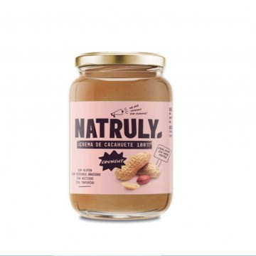 Crema de Cacahuete Crunchy SinGluten Vegan 500g Natruly