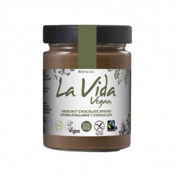 Crema de Avellanas y Chocolate SinGluten Bio Vegan 600g La Vida Vegan