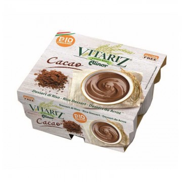 Postre de Arroz y Chocolate SinGluten Bio 4x100g Vitariz