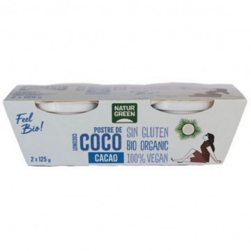 Postre Coco Cacao Vegan Bio 2x125g Natur Green