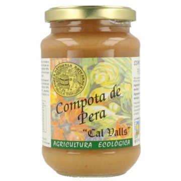 Compota Pera SinGluten Eco Vegan 350g Cal Valls