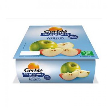 Compota Manzana 400g Gerble