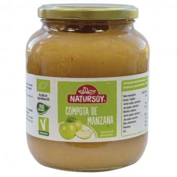 Compota de Manzana Bio Vegan 700g Natursoy